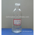 12oz 380ml clear round juice glass bottle beverage glass bottle with screw cap